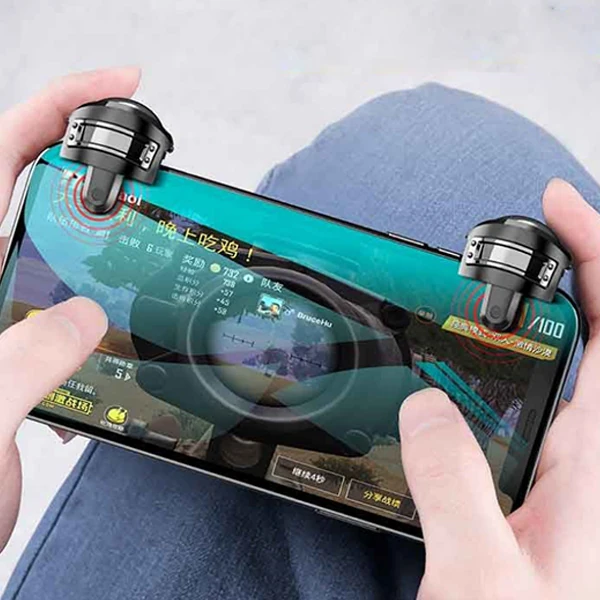 ALLY L1R1 Gamepad Oyun Ateşleyici Tetik- Level 3 Helmet PUBG Gadget-(1903)