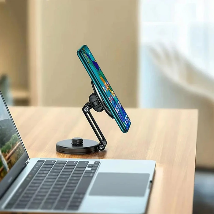 Ally LE-07 Torpido Üstü Araç İç Ve Masa Üstüi Magsafe Telefon Tutucu-(1903)