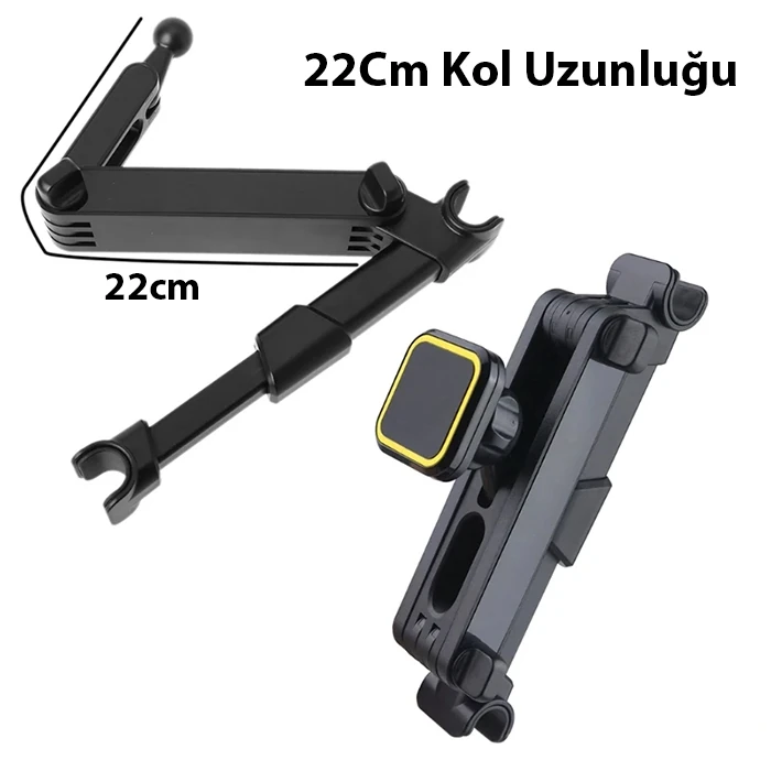 ALLY LF-072B Koltuk Arkası Araç içi Mıknatıslı Manyetik Telefon Tutucu-(1903)