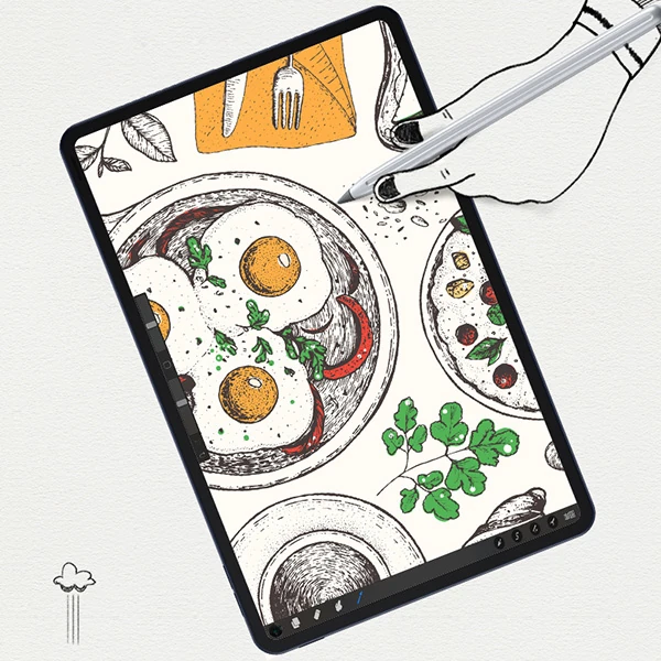 ALLY MatePad Pro 10.8 Paper Like Film Darbe Emici Pet Ekran Koruyucu-(1903)