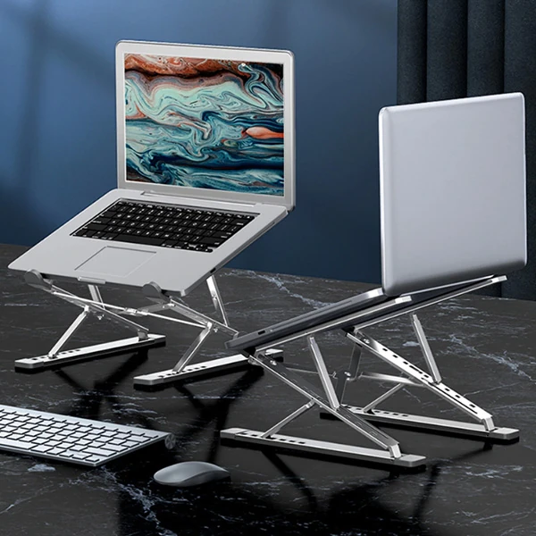 ALLY MC N8 Metal Yüksek Macbook Notebook Ayarlanabilir Katlanabilir Stand-(1903)