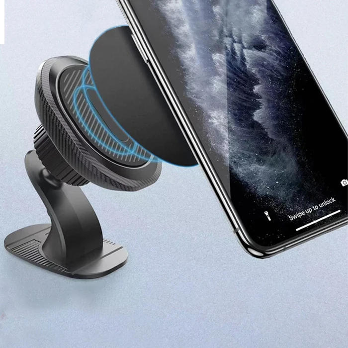 Ally ML180 Araç Torpido Üstü Manyetik Yuvarlak Telefon Tutucu-(1903)