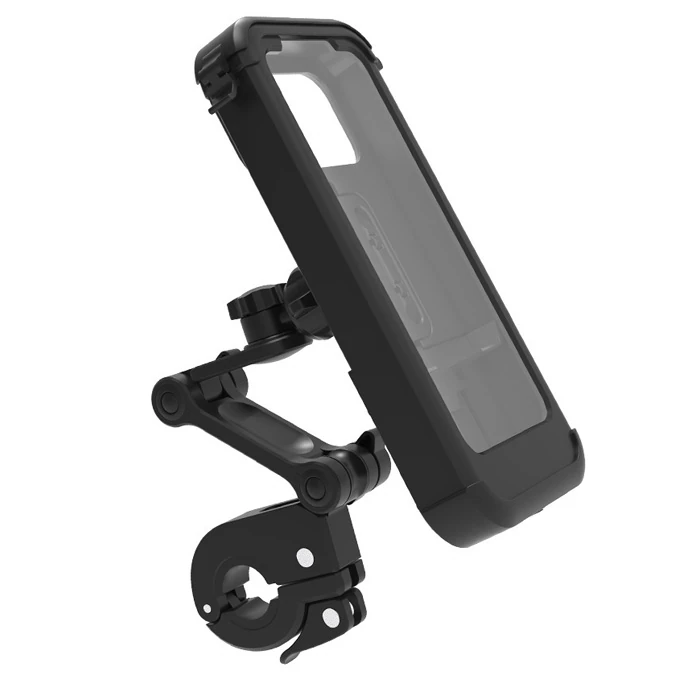 ALLY Motosiklet Bisiklet İçin Su Geçirmez Gidon Bağlantılı Telefon Tutucu-(1903)