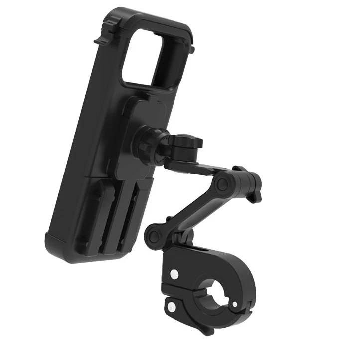 ALLY Motosiklet Bisiklet İçin Su Geçirmez Gidon Bağlantılı Telefon Tutucu-(1903)