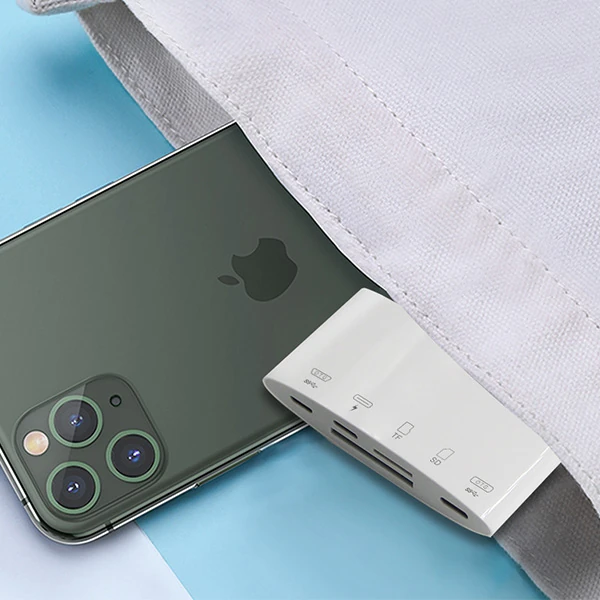 Ally NK-1040+Plus İPhone Lightning To SD/TF Card Usb Kamera Adaptörü-(1903)