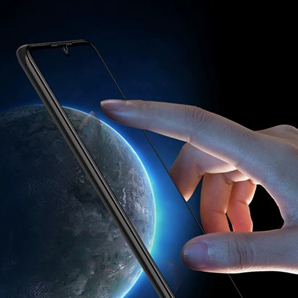 ALLY OPPO Realme C11 9D Full Glue Tempered Cam Ekran Koruyucu-(1903)