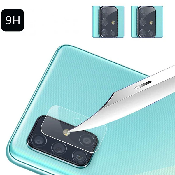 Ally Samsung Galaxy A71 Tempered Kamera Koruyucu Kırılmaz Cam-(1903)