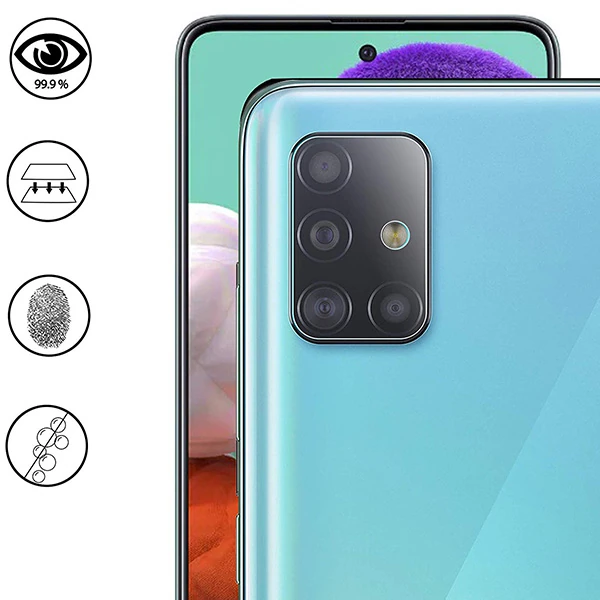 Ally Samsung Galaxy M51 Tempered Cam Kamera Koruyucu-(1903)
