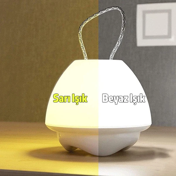 ALLY Şarjlı Akıllı Yatak Odası Gece Lambası-(1903)