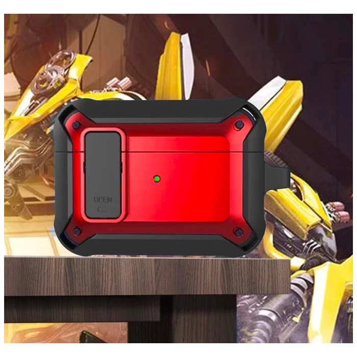 ALLY Shockproof Darbe Emici AirPods Pro Kulaklık Kılıfı-(1903)