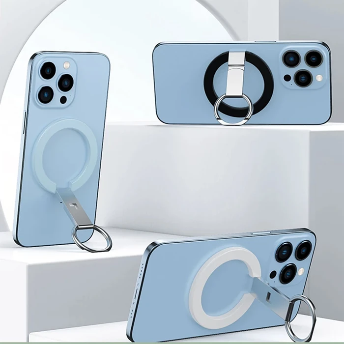 Ally SJ20 Taşınabilir Magsafe Mıknatıslı Cep Telefonu Standı Masaüstü Braketi-(1903)