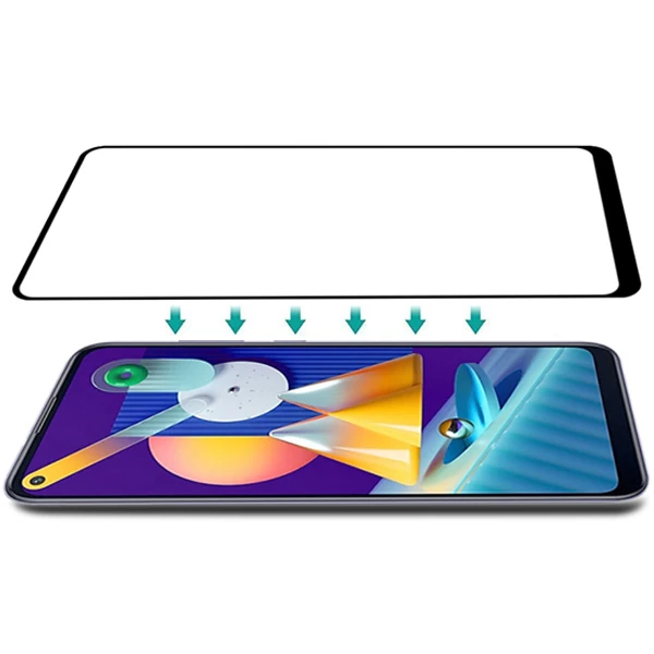 ALLY SM Galaxy M11  Full Glue Tempered Cam Ekran Koruyucu-(1903)