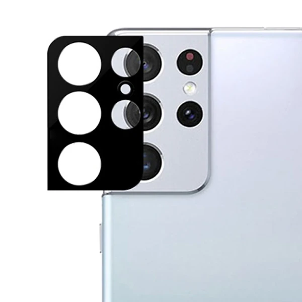 ALLY SM Galaxy S21 Ultra HD 3D Full Tempered Cam Kamera Koruyucu-(1903)