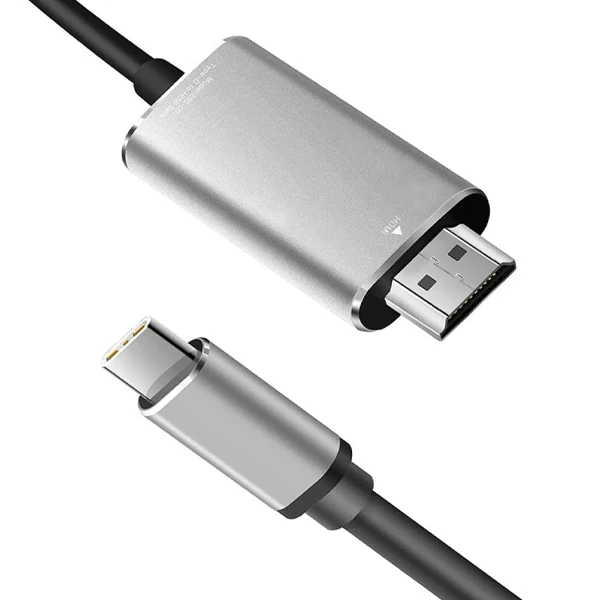 Ally Type-C to HDMİ 4K 60Hz Çevirici Görüntü Kablosu 1.8M - HDTV Projektör-(1903)