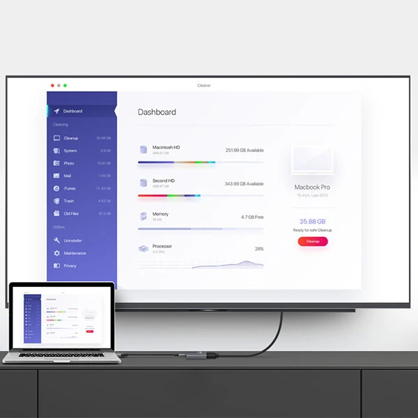 ALLY USB-C input DP output 4K Dönüştürücü Adaptör 60H-(1903)