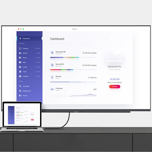 ALLY USB-C to DP 4K Dönüştürücü Adaptör 60Hz-(1903)