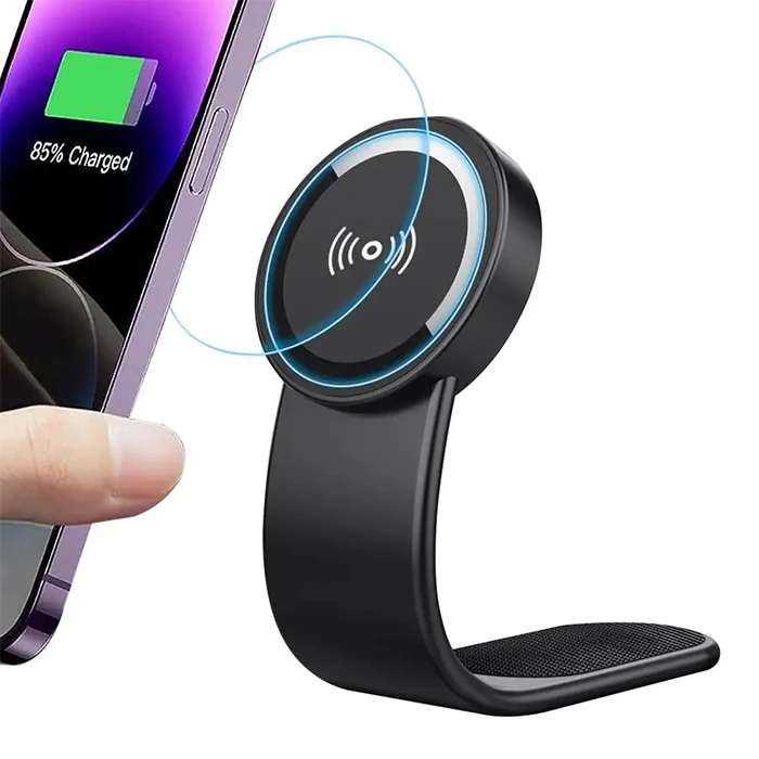 Ally WH-160 Araç Torpido Üstü Katlanabilir Manyetik Kablosuz Şarjlı Telefon Tutucu-(1903)