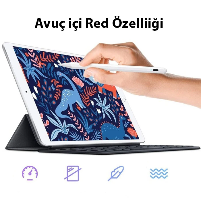 ALLY Xpen-3i iPad(2018-2025) Aktif Manyetik Kapasitif Kalem-(1903)