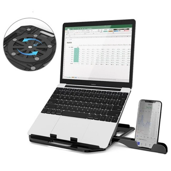 ALLY Yükseklik Ayarlı Dizüstü Laptop-Tablet Standı Telefon Tutucu-(1903)