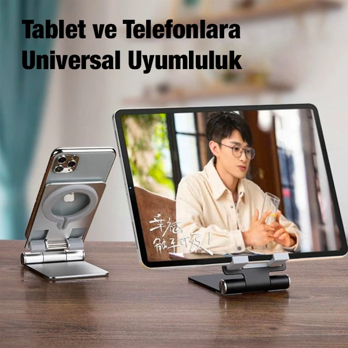 ALLY Z19 Çok Fonksiyonlu Magsafe Uyumlu Masaüstü Telefon Standı-(1903)