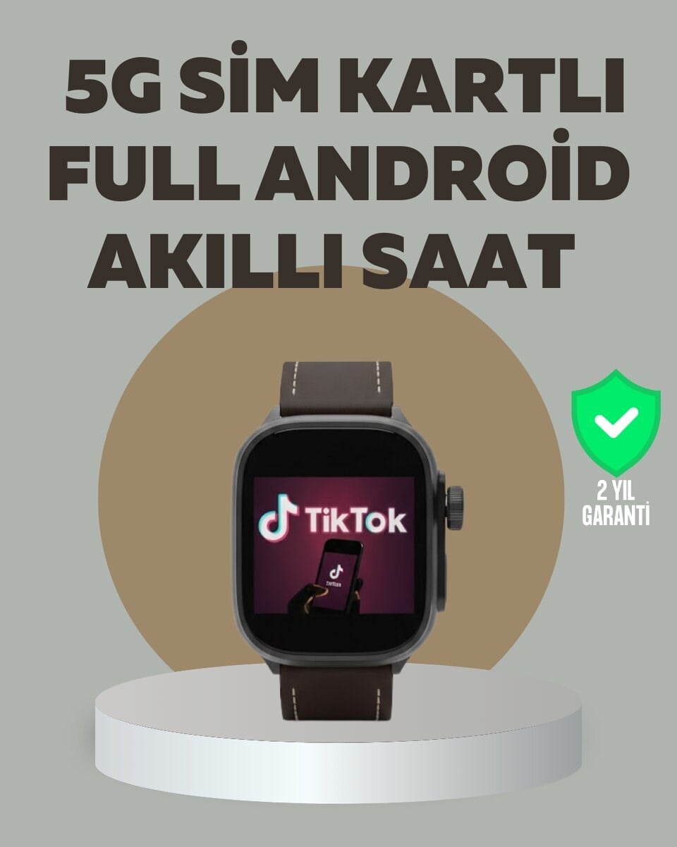 Android Akıllı Saat 5G Destekli Uygulama İndirme