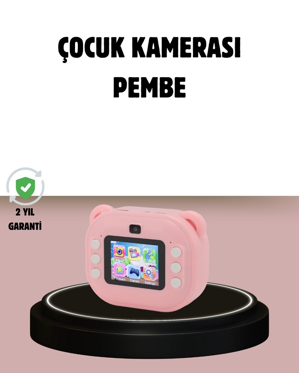 Anında Baskı Özellikli Şipşak Kamera 24MP HD Çift Lensli ve 32GB Hafızalı