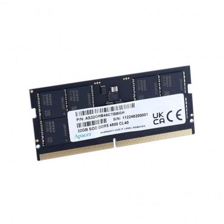 APACER 16GB DDR5 5600MHZ CL40 NOTEBOOK RAM VALUE  FS.16G2C.PKH