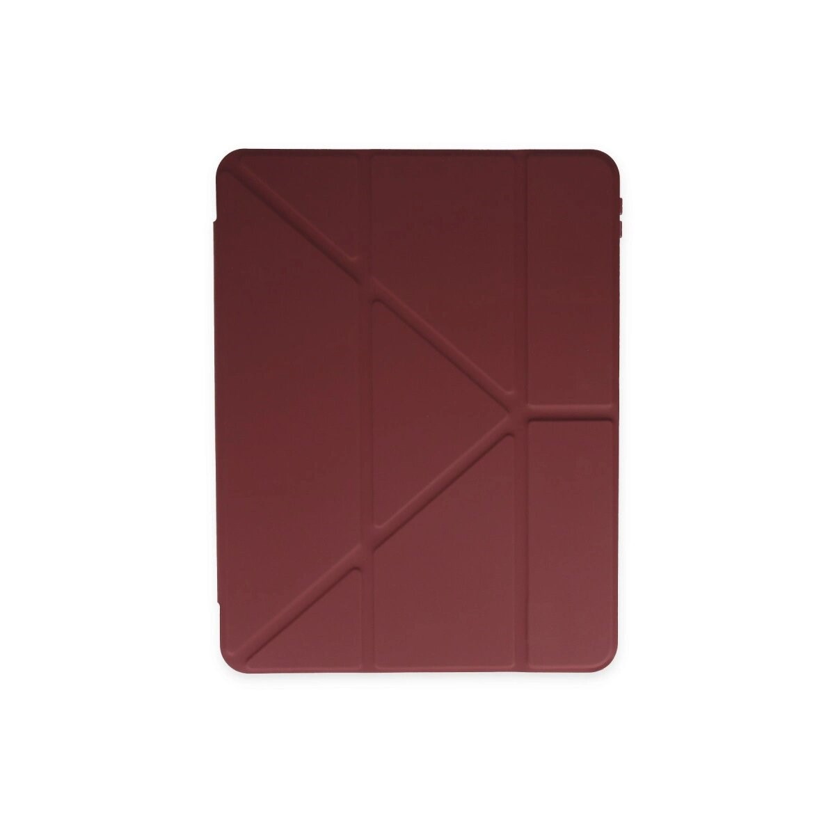 Apple İpad 10.2 (8.nesil) Kılıf Kalemlikli Mars Tablet Kılıfı - Mürdüm