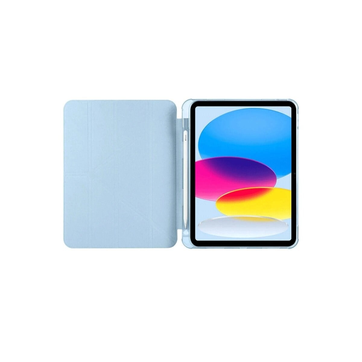 Apple İpad 2022 10.9 (10.nesil) Kılıf Kalemlikli Mars Tablet Kılıfı - Mavi