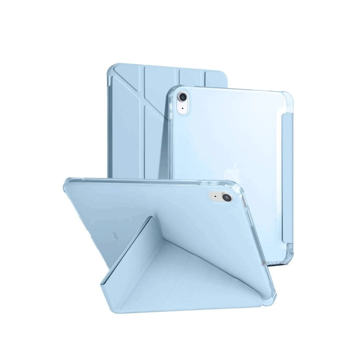Apple İpad 2022 10.9 (10.nesil) Kılıf Kalemlikli Mars Tablet Kılıfı - Mavi