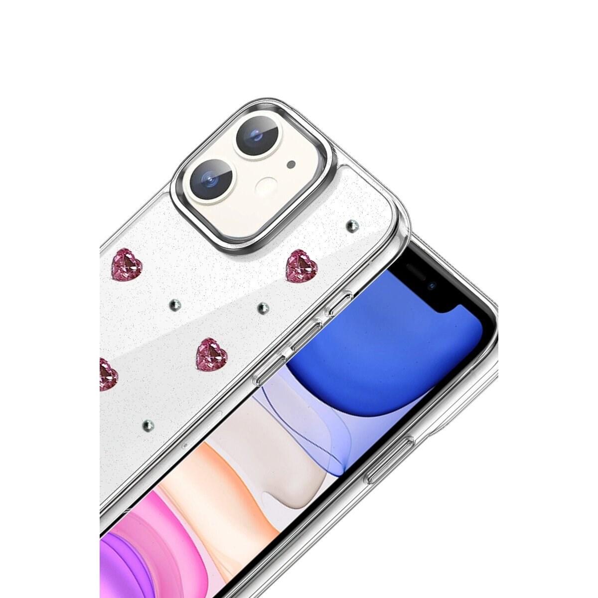 Apple İphone 11 Fiyonk Desenli Kapak - Desen 3