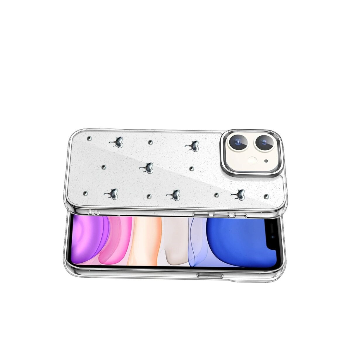 Apple İphone 11 Fiyonk Desenli Kapak - Desen 1