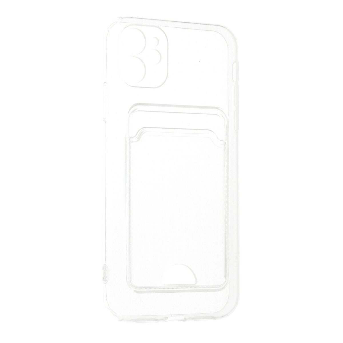 Apple İphone 11 Kılıf Kart Şeffaf Silikon - Şeffaf