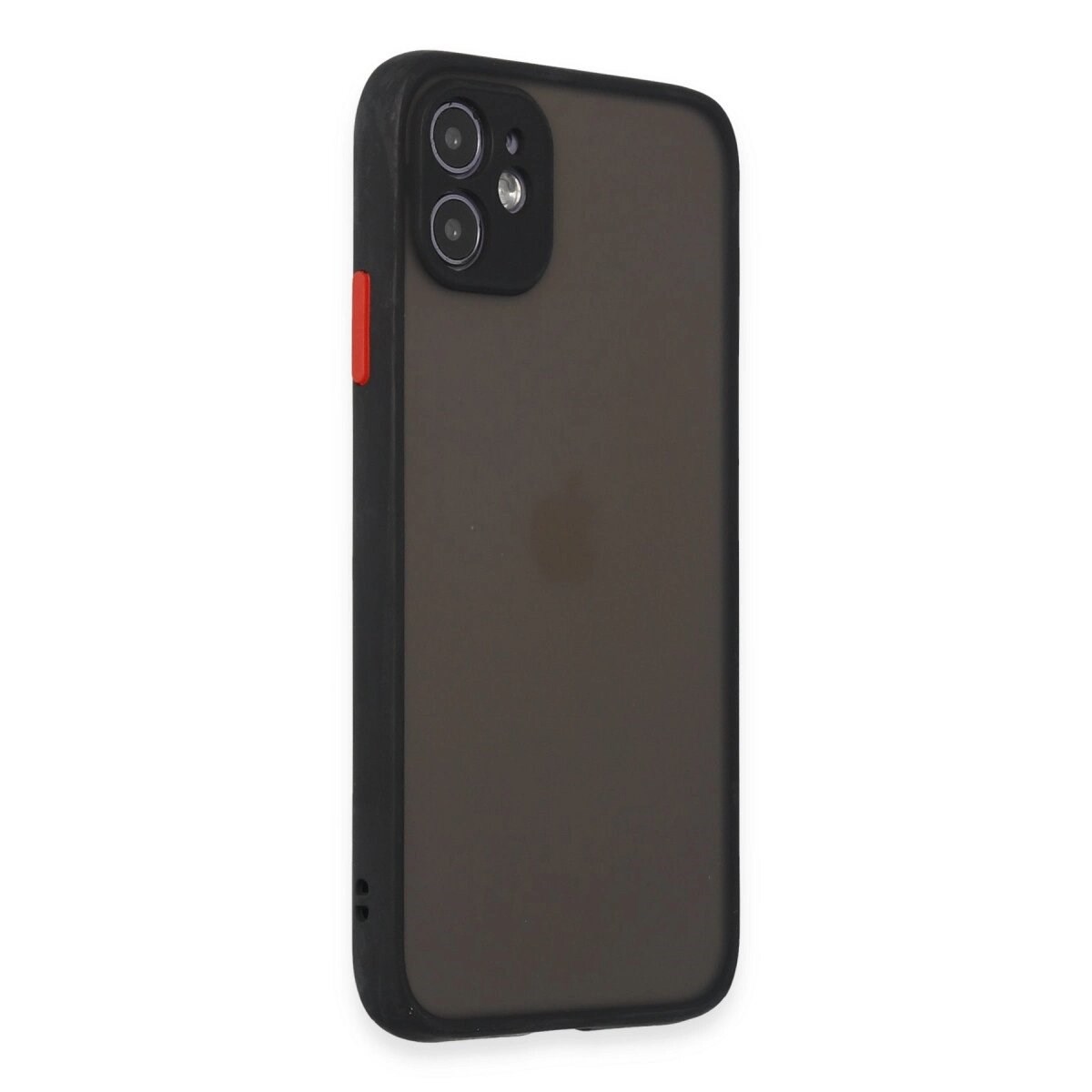 Apple İphone 11 Kılıf Montreal Silikon Kapak - Siyah