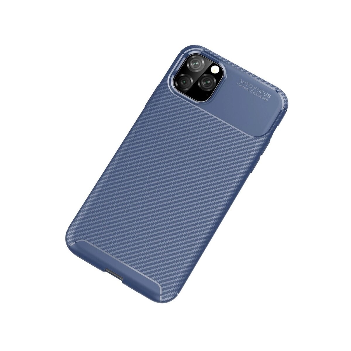 Apple İphone 11 Pro Kılıf Auto Focus Karbon Kapak - Lacivert