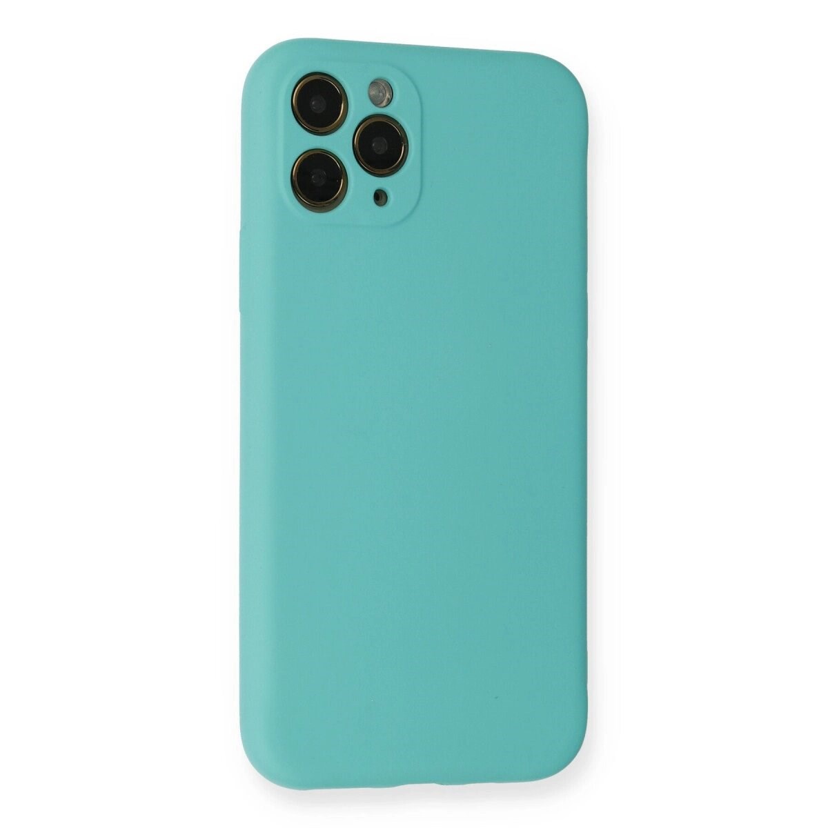 Apple İphone 11 Pro Kılıf Nano İçi Kadife Silikon - Turkuaz