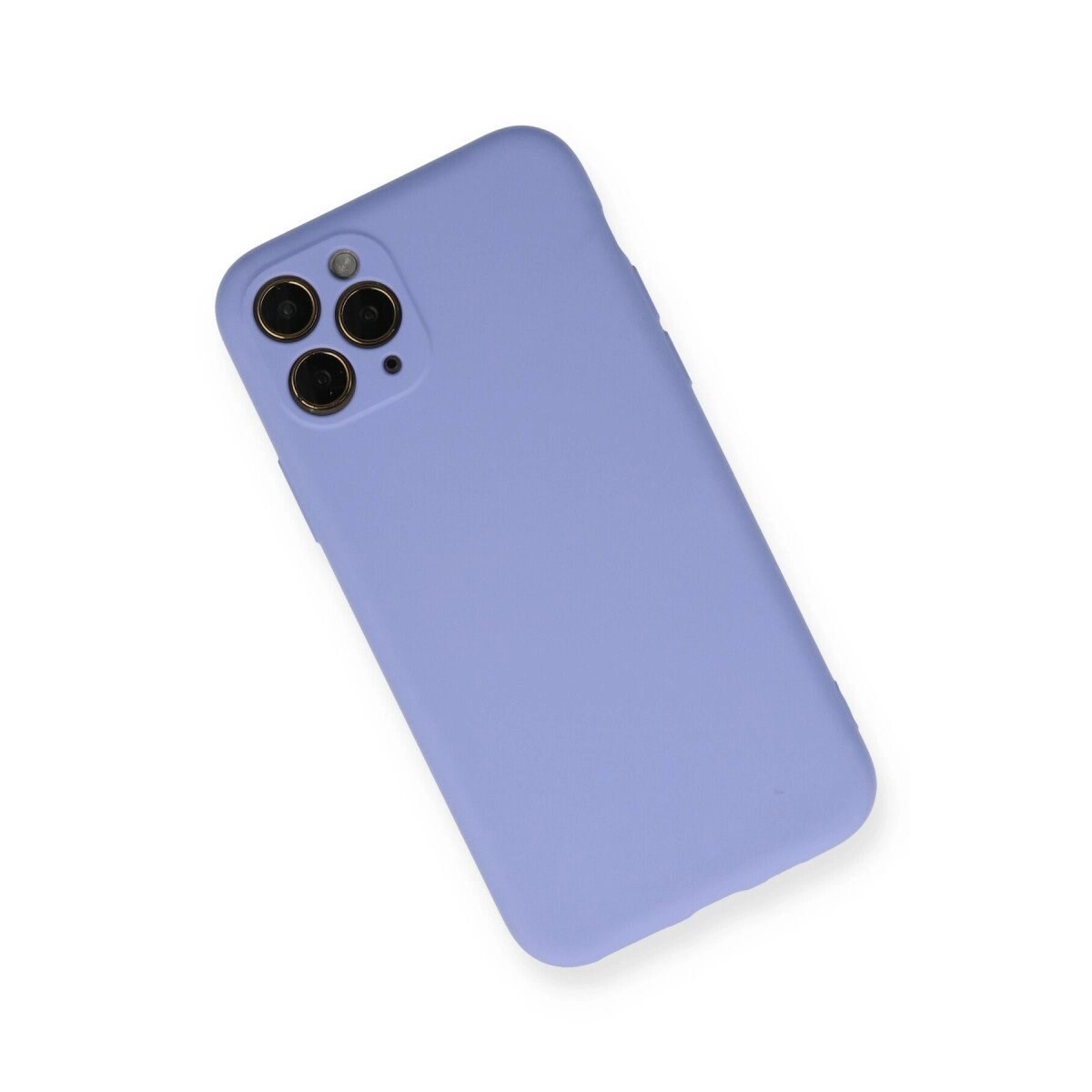 Apple İphone 11 Pro Kılıf Nano İçi Kadife Silikon- Lila