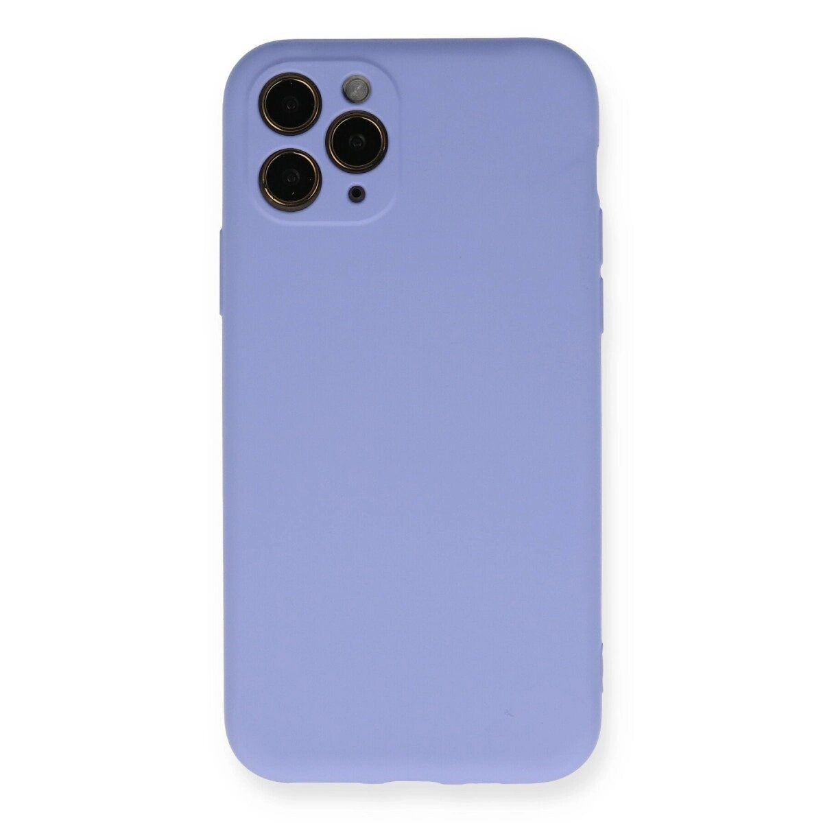 Apple İphone 11 Pro Kılıf Nano İçi Kadife Silikon- Lila