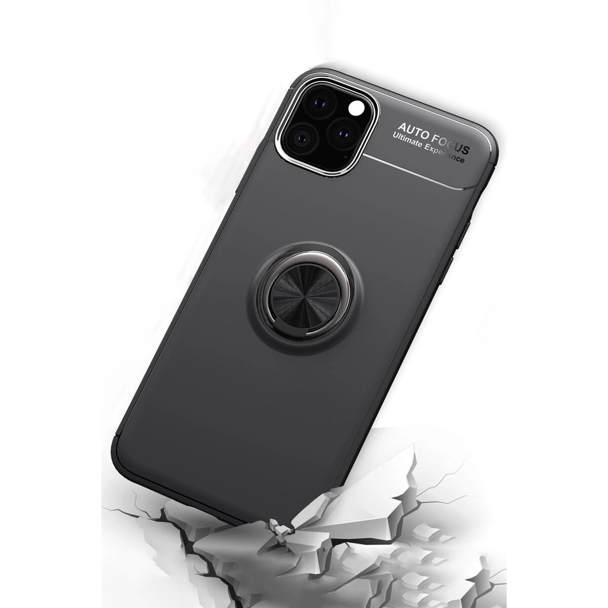 Apple İphone 11 Pro Kılıf Range Yüzüklü Silikon - Mavi