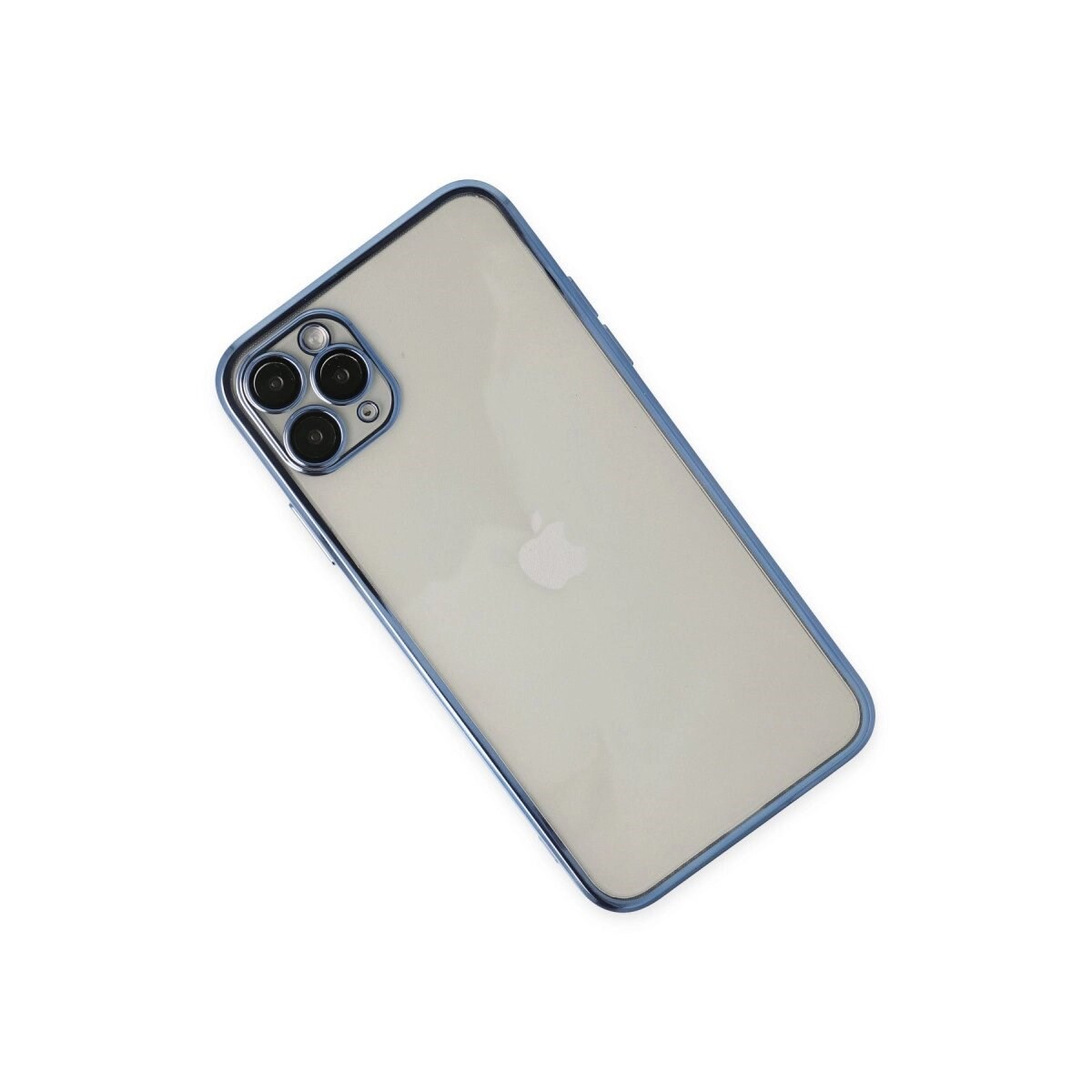 Apple İphone 11 Pro Kılıf Razer Lensli Silikon - Açık Mavi