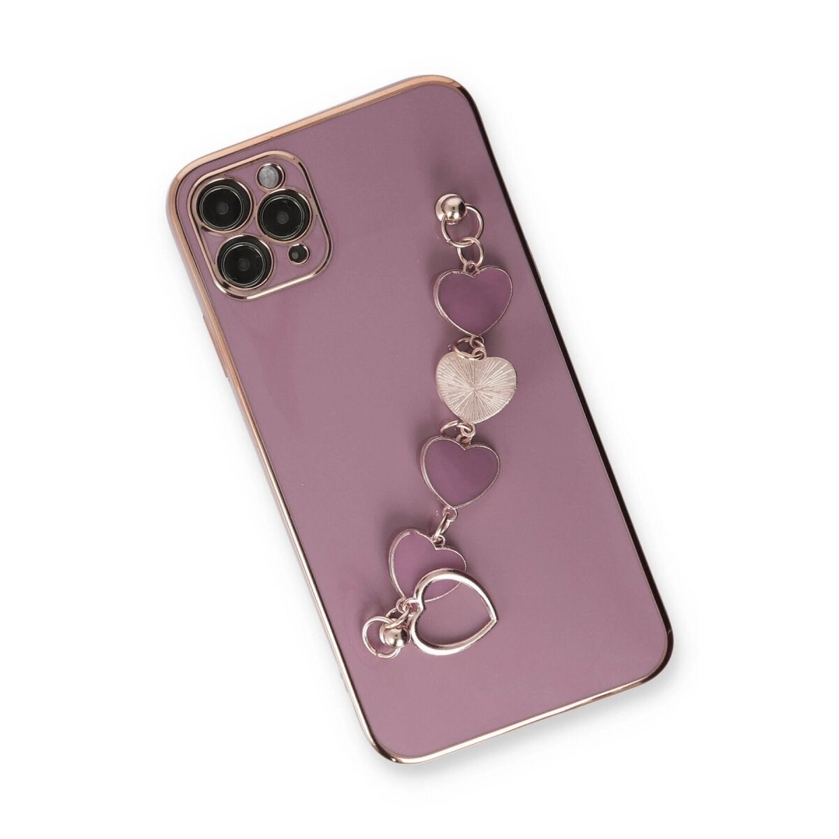 Apple İphone 11 Pro Max Kılıf Esila Silikon - Mor