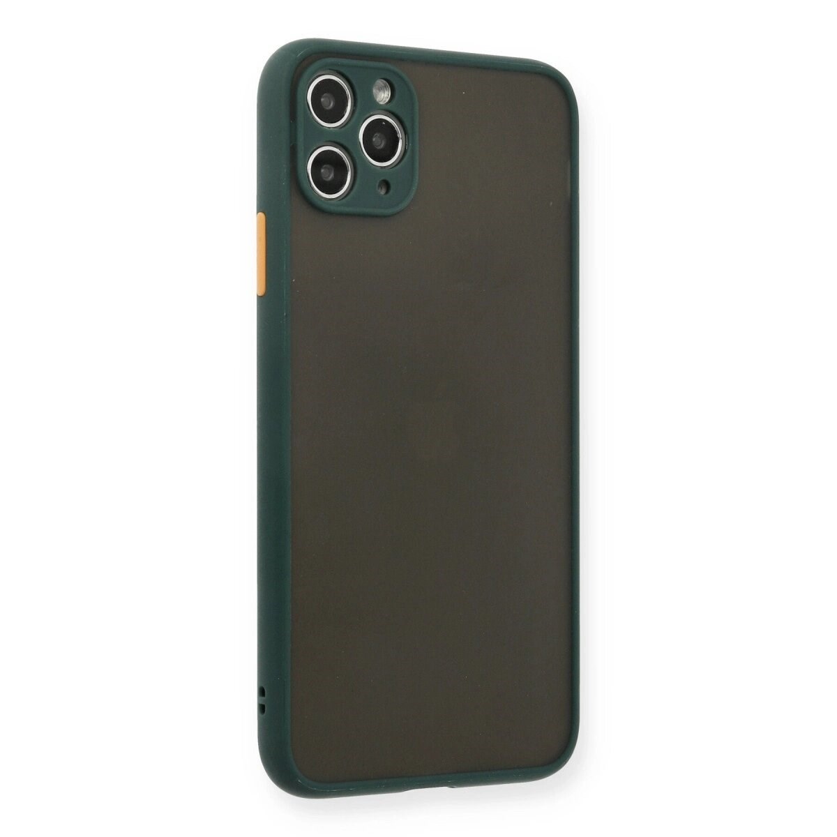 Apple İphone 11 Pro Max Kılıf Montreal Silikon Kapak - Yeşil
