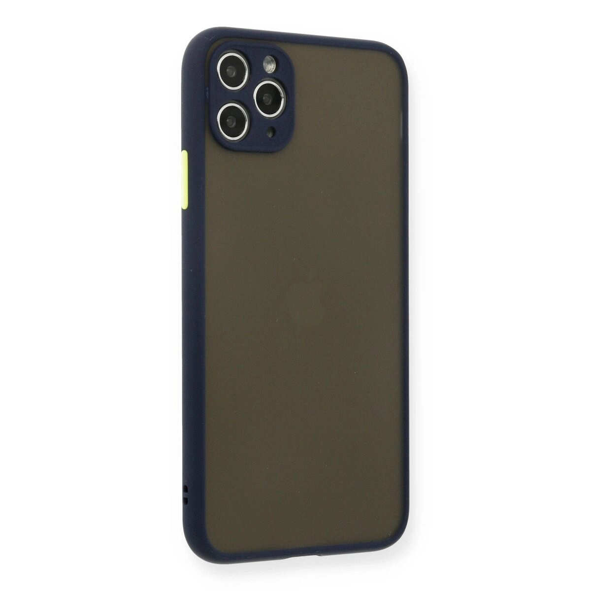 Apple İphone 11 Pro Max Kılıf Montreal Silikon Kapak - Lacivert