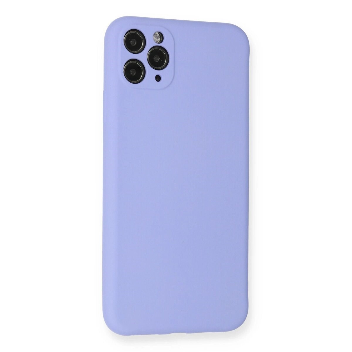 Apple İphone 11 Pro Max Kılıf Nano İçi Kadife Silikon - Lila