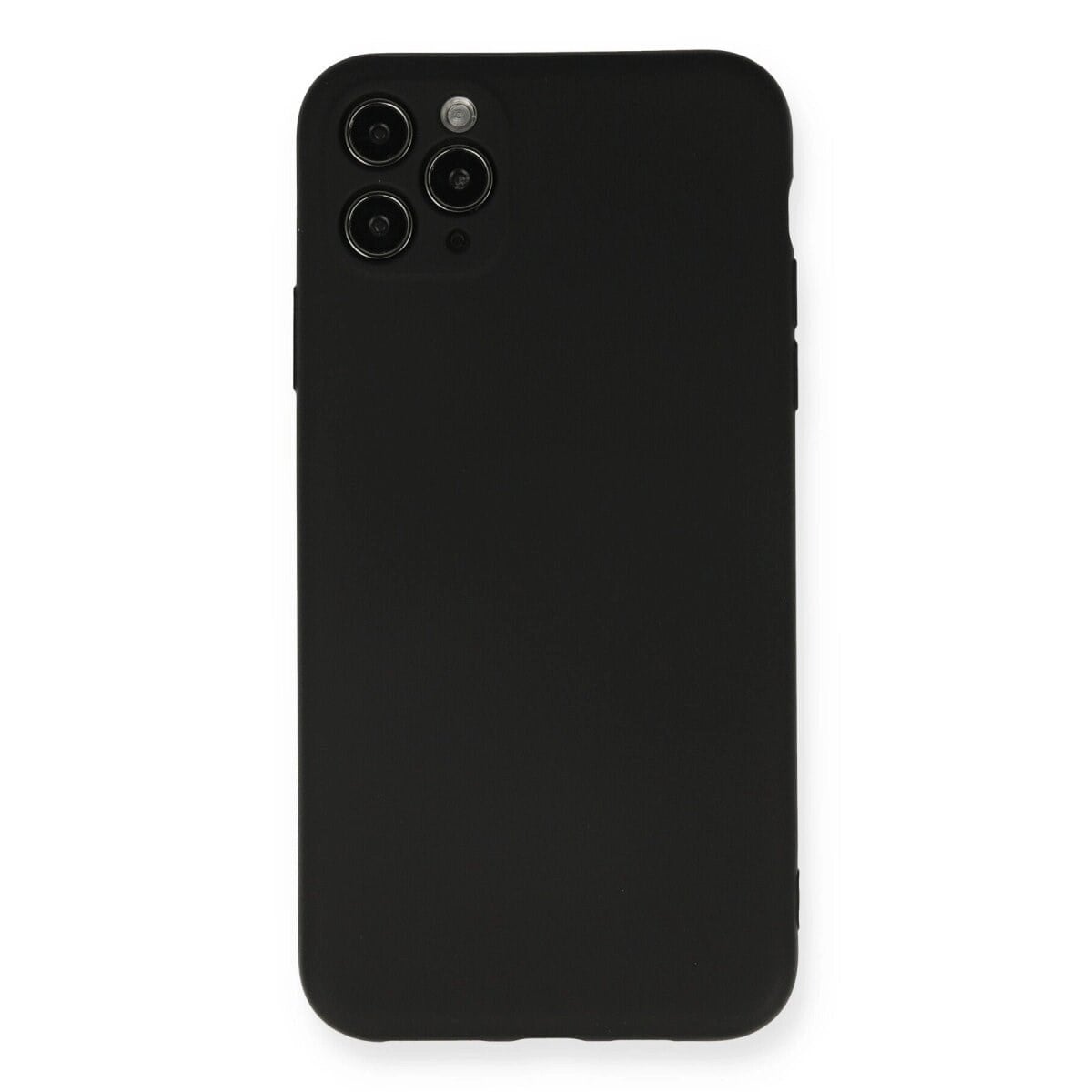 Apple İphone 11 Pro Max Kılıf Nano İçi Kadife Silikon - Siyah