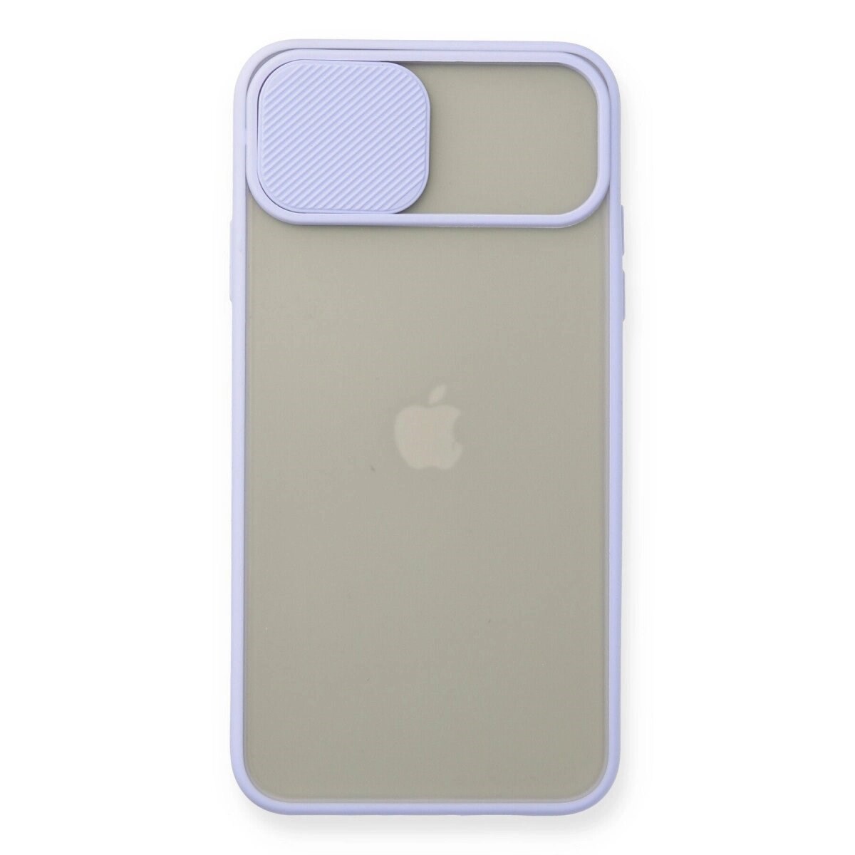 Apple İphone 11 Pro Max Kılıf Palm Buzlu Kamera Sürgülü Silikon - Lila
