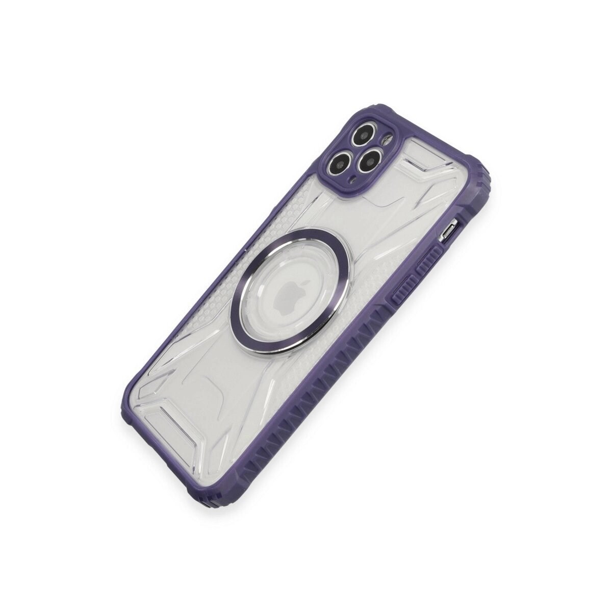 Apple İphone 11 Pro Max Kılıf Prag Magneticsafe Kapak - Derin Mor