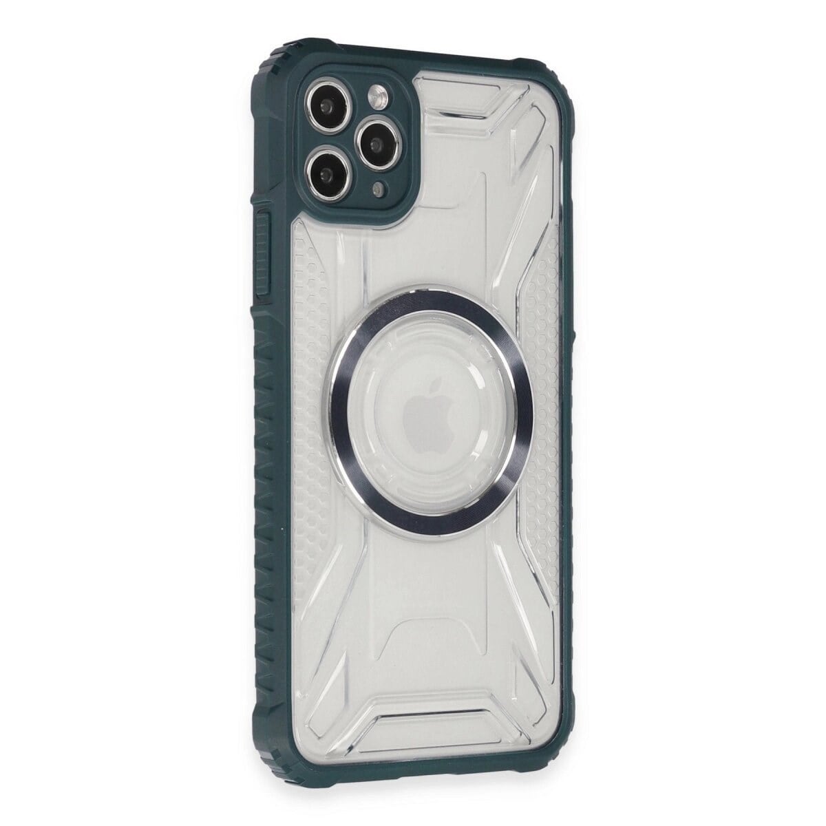 Apple İphone 11 Pro Max Kılıf Prag Magneticsafe Kapak - Koyu Yeşil