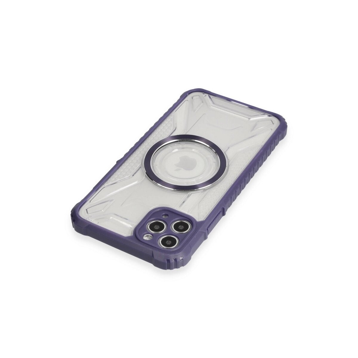 Apple İphone 11 Pro Max Kılıf Prag Magneticsafe Kapak - Derin Mor