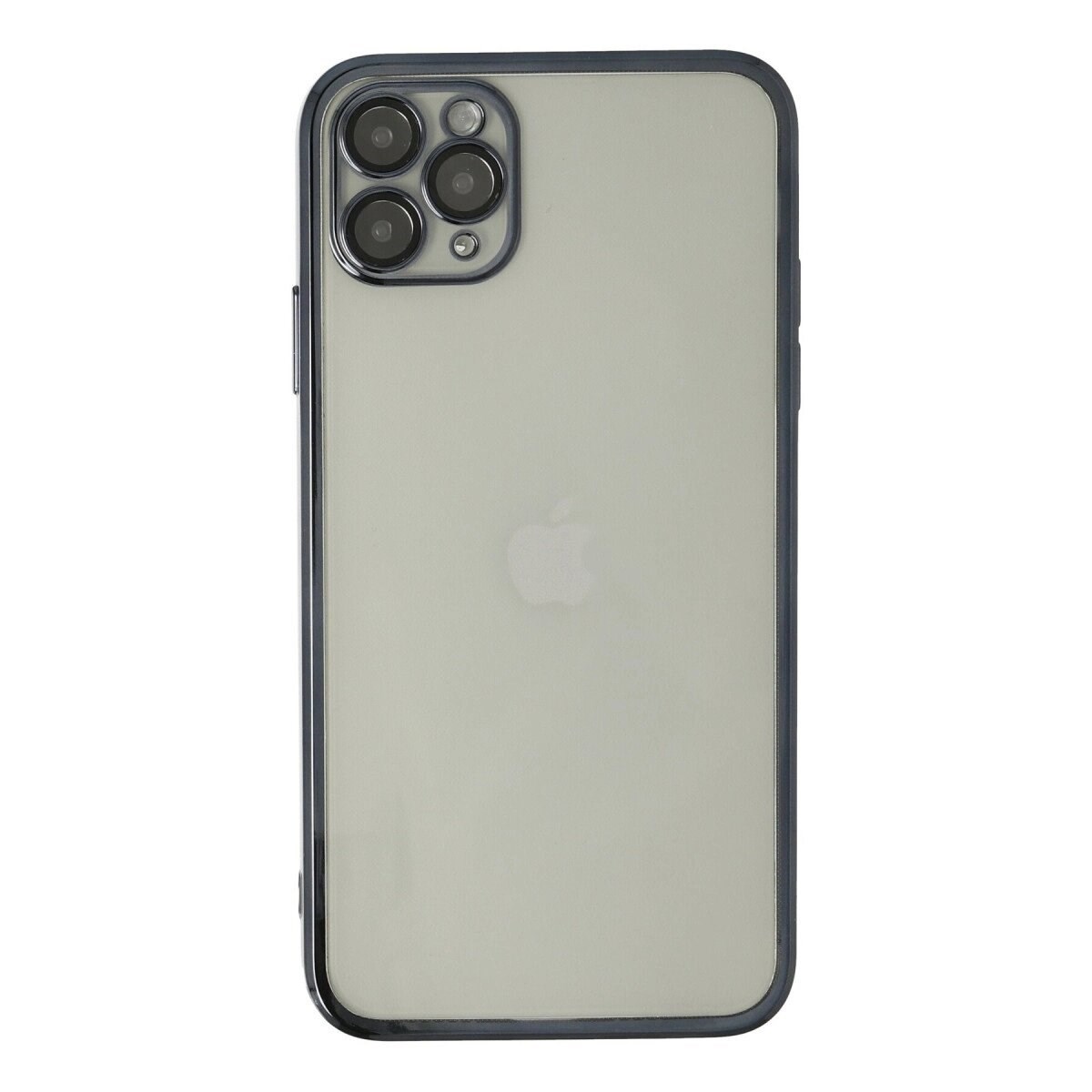 Apple İphone 11 Pro Max Kılıf Razer Lensli Silikon - Siyah
